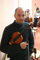 Momčilo Matić sa violinom