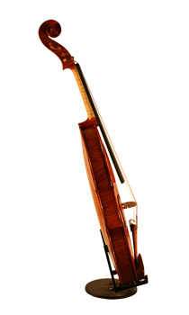 Stevan Rakić's violin built 2010, side